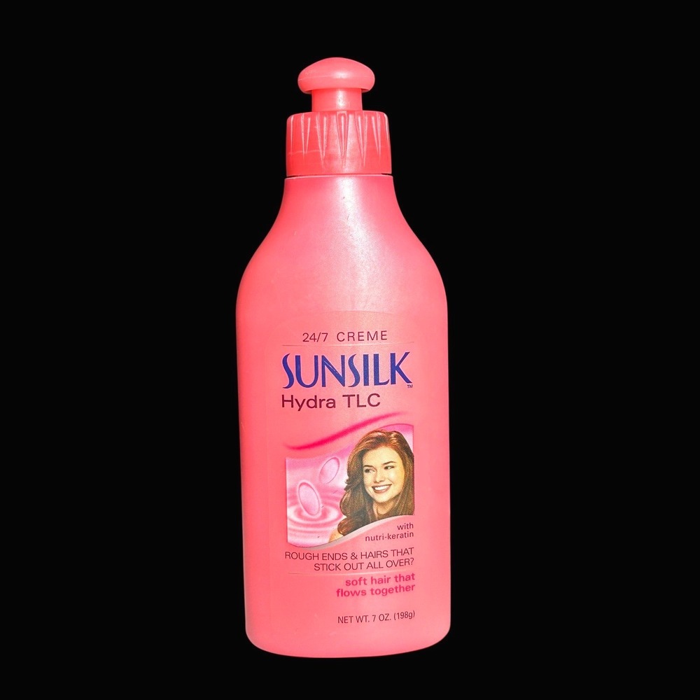 Sunsilk Hydra TLC 24/7 Creme Leave In Hair Treatment Nutri-Keratin 7oz‎ Vintage